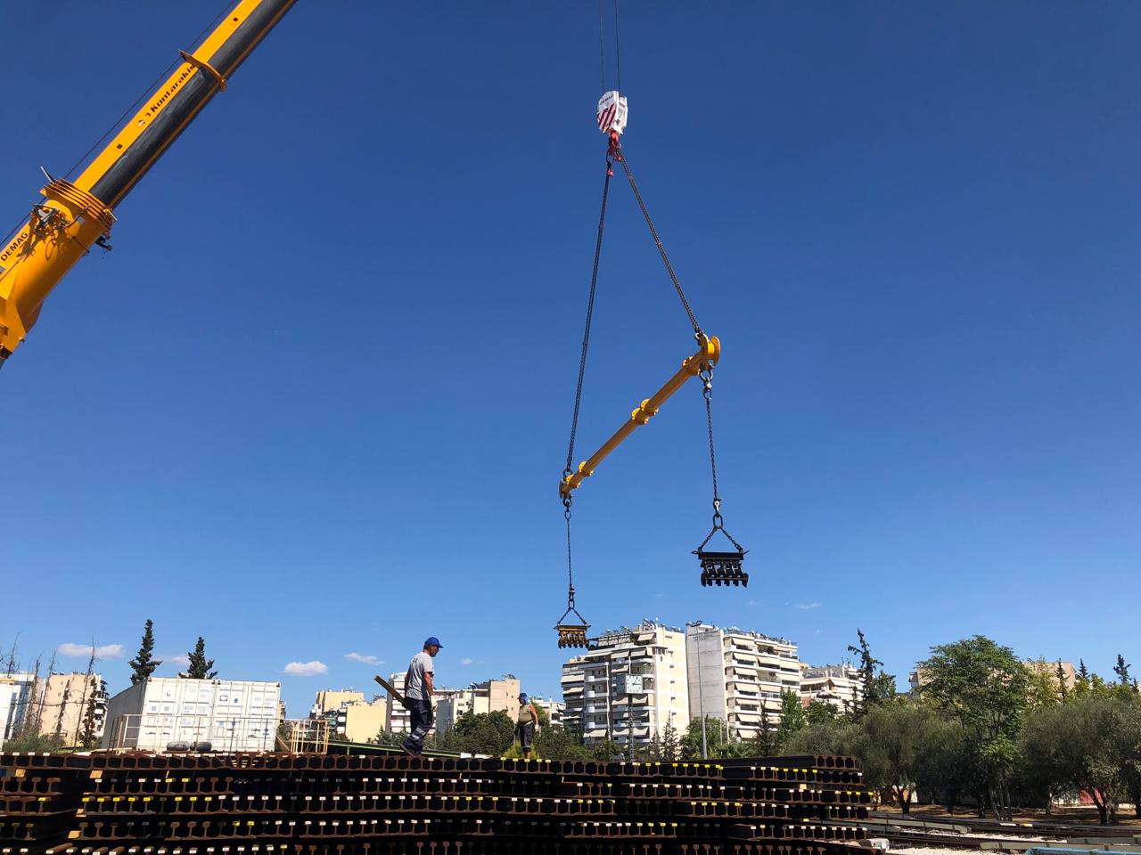 ArcelorMittal rails for Athens Metro
